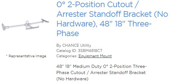 Standoff FG 3PH 48X18 2PO